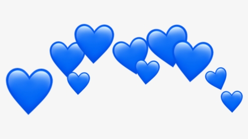 #fiesta #idk #trend #niche #polyvore #moodboard #glicht - Emoji Blue Heart Crown Png, Transparent Png, Transparent PNG