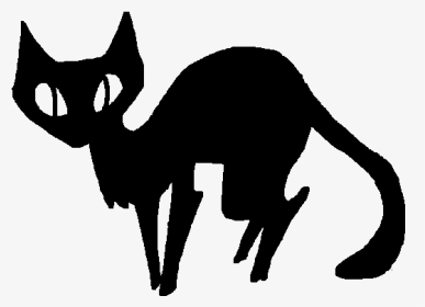 Black Cat Gif Transparent, HD Png Download, Transparent PNG