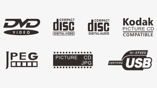 Transparent Compact Disc Logo Png - Compact Disc Logo White Png