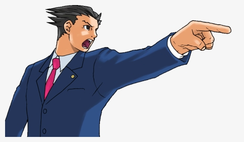 Phoenix Wright Objection , Png Download - Transparent Phoenix Wright Png, Png Download, Transparent PNG