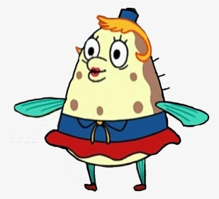 Spongebob House Clipart Jpg Black And White Stock Ms - Mrs Puff Spongebob Characters, HD Png Download, Transparent PNG