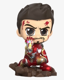 Iron Man Mark Lxxxv Battling Large Cosbaby Hot Toys - Cosbaby Iron Man Endgame, HD Png Download, Transparent PNG