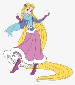 Rapunzel Winter Disney Princess, HD Png Download, Transparent PNG
