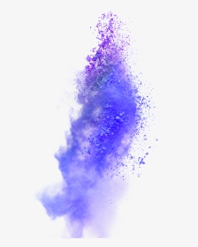 #ftestickers #blue #powder #explosion #effect #paint - Purple Powder Explosion Png, Transparent Png, Transparent PNG