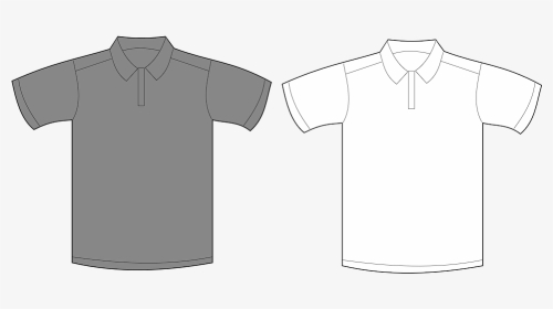 Black Polo Shirt Templates, HD Png Download , Transparent Png Image ...