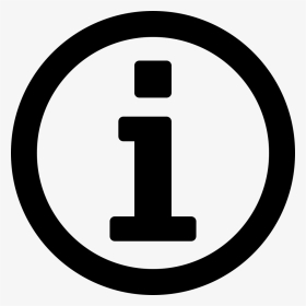 Basic Information - Info Icon, HD Png Download, Transparent PNG
