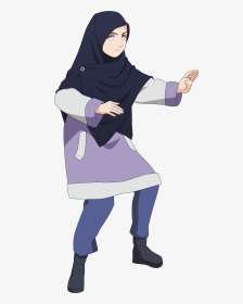 Hinata Transparent Poses - Hinata Hijab, HD Png Download, Transparent PNG