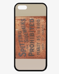 Spitting Prohibited, Penalty Rubber Case For Iphone - Mobile Phone Case, HD Png Download, Transparent PNG