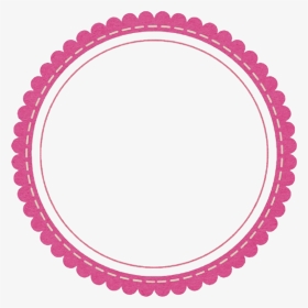 #frame #pinkframe #pink #label #etikett #roundframe - Mille Et Un Cupcake, HD Png Download, Transparent PNG