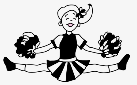 Cheerleader Clipart In Color, HD Png Download, Transparent PNG