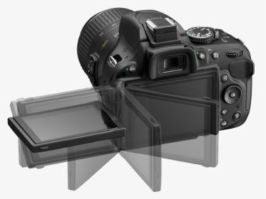 Modified Nikon D5200 Dslr Rear - Nikon D5200, HD Png Download, Transparent PNG