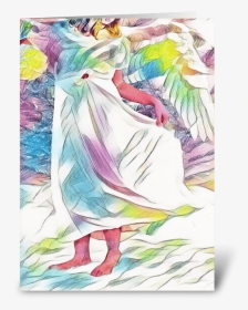 Angel Greeting Card - Painting, HD Png Download, Transparent PNG