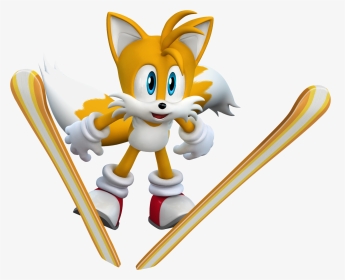 Clip Transparent Stock Image Tails Artwork Winter - Mario And Sonic At The Olympic Winter Games Tails, HD Png Download, Transparent PNG