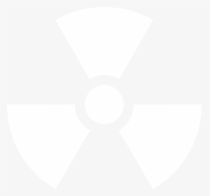 Simbolo De Radioatividade Png , Png Download - White Nuclear Symbol Png, Transparent Png, Transparent PNG