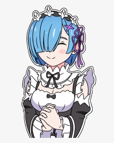 Rem - Re - Zero - Cartoon, HD Png Download, Transparent PNG