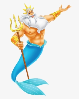 King Triton Little Mermaid, HD Png Download, Transparent PNG