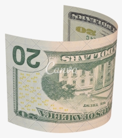 Transparent Dollar Bills Png - 20 Dollar Bill Hd, Png Download, Transparent PNG