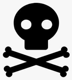 Nuclear Radiation - Skull And Crossbones Template, HD Png Download, Transparent PNG