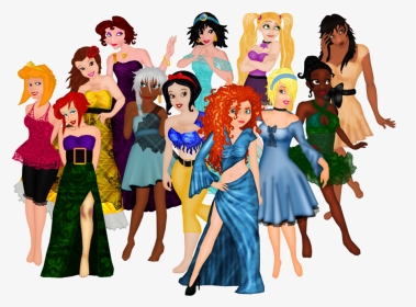 Sexy Disney Princesses Cartoon, HD Png Download , Transparent Png Image -  PNGitem