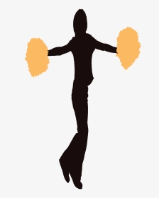Cheerleader Light Orange Clipart Image - Illustration, HD Png Download, Transparent PNG