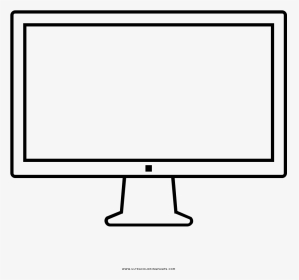 Monitor Coloring Page - Πανι Προτζεκτορα Με Τριποδο, HD Png Download, Transparent PNG