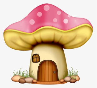 Mushroom House Cartoon Png, Transparent Png, Transparent PNG