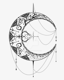 Moon Mandala Transparent Background, HD Png Download, Transparent PNG