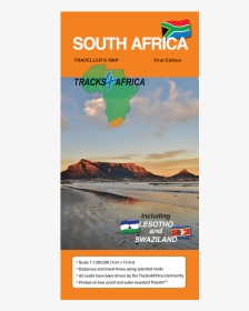 Tracks4africa Traveller Paper Map Of South Africa - Flyer, HD Png Download, Transparent PNG