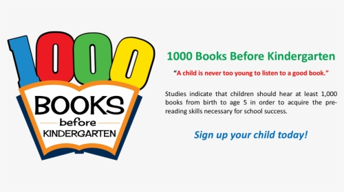 1000 Books Before Kindergarten Certificate , Png Download - Kindergarten, Transparent Png, Transparent PNG