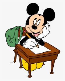 Mickey Mouse En El Colegio - Mickey Mouse At School, HD Png Download, Transparent PNG