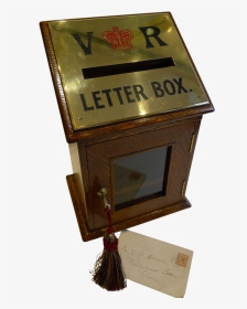 Antique English Letters Box In Oak With Brass C - Wood, HD Png Download, Transparent PNG