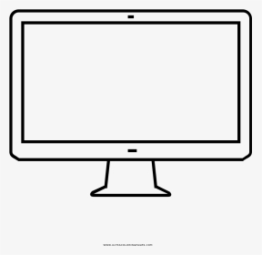 Thunderbolt Display Coloring Page - ไอ ค่อน รูป คอม, HD Png Download, Transparent PNG