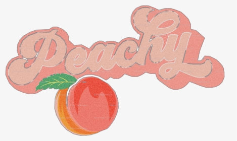 #peachy #vintage #retro #cute #aesthetic #typography - Peach 70s Font, HD Png Download, Transparent PNG