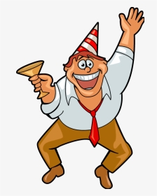 Wedding Anniversary Party - Party Cartoon Man Birthday, HD Png Download, Transparent PNG