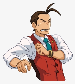 Ace Attorney Apollo Gif, HD Png Download, Transparent PNG