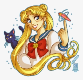 Sailor Moon Art Png, Transparent Png, Transparent PNG