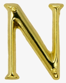 N Letter In Gold, HD Png Download, Transparent PNG