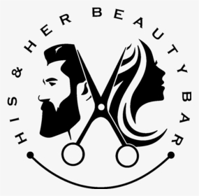 Hairdresser Clipart Salon Mirror, Hairdresser Salon - His & Her Beauty Bar, HD Png Download, Transparent PNG