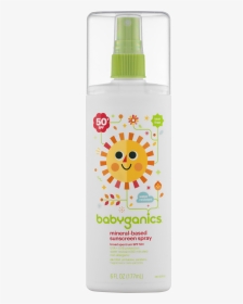 Babyganics Mineral Based Baby Sunscreen Spray Spf 50, HD Png Download, Transparent PNG