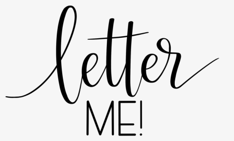 Letter Me Calligraphy, HD Png Download, Transparent PNG