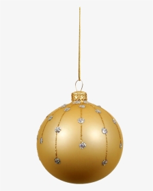 Golden Christmas Ball Png Free Download - Golden Balls Christmas Png, Transparent Png, Transparent PNG