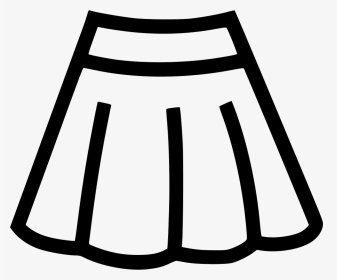 Clipart Native American Ribbon Skirt Red Transparent - Skirt Clipart Black And White, HD Png Download, Transparent PNG