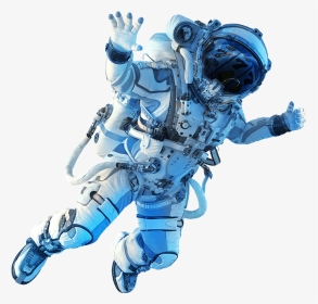 Astronaut - Futuristic Astronaut In Space, HD Png Download, Transparent PNG
