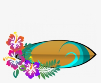 #hibiscus #hibiscus #template Luau Party, Aloha Party, - Hawaiian Surf Board Clip Art, HD Png Download, Transparent PNG