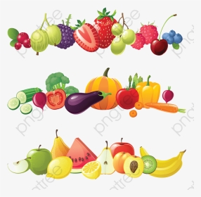 Fruits And Vegetables Clipart Stock Image - Fruits And Vegetables Graphic Png, Transparent Png, Transparent PNG