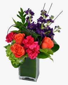 Vibrant Vibe Bouquet - Flower Bouquet, HD Png Download, Transparent PNG