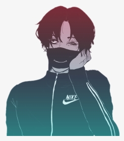 Anime Sad Boy Aesthetic, HD Png Download, Transparent PNG