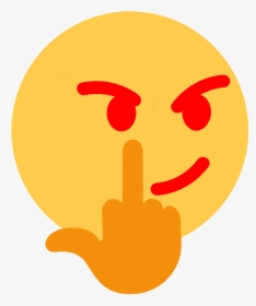 Yellow Orange Smile Emoticon - Emoji Discord Fun, HD Png Download, Transparent PNG