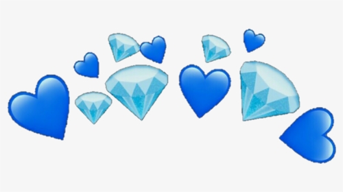 #diamond #lightblue #heart #blue #azul #diamante  #celeste - Heart, HD Png Download, Transparent PNG