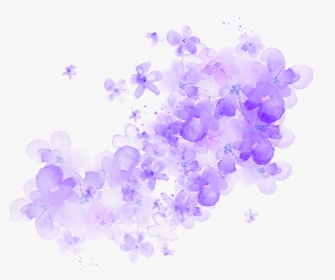 Free Png Download Cherry Blossom Watercolor Flower - Purple Watercolor Flower Transparent, Png Download, Transparent PNG